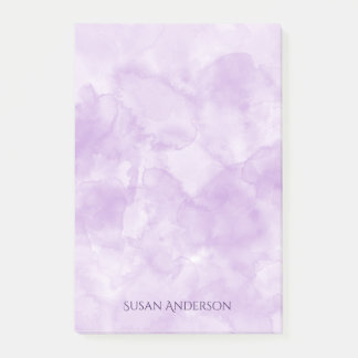 Minimalistische paarse waterverf post-it® notes