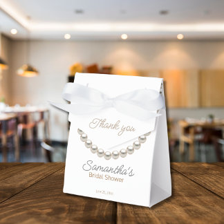 Minimalistische parel bruiloftsfeest cadeau dozen bedankdoosjes