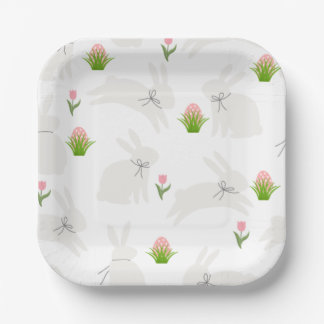 Minimalistische Pasen Borden Papieren Bordje
