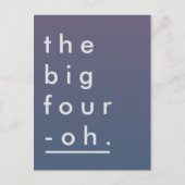 Minimalistische pasteelmolen Modern de grote vier- Uitnodiging Briefkaart (Voorkant)