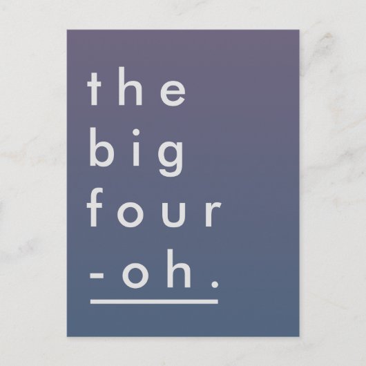 Minimalistische pasteelmolen Modern de grote vier- Uitnodiging Briefkaart (Voorkant)