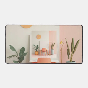 Minimalistische Pastel Desk Mat – Schone Esthetisc