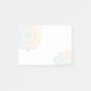 Minimalistische Pastel Regenboog Bloemig Post-it® Notes