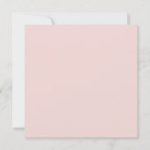 Minimalistische Pastel Roze Oranje Retro Script Br Save The Date (Achterkant)