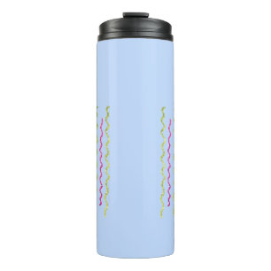 Minimalistische pastelblauwe leuke mok Thermische