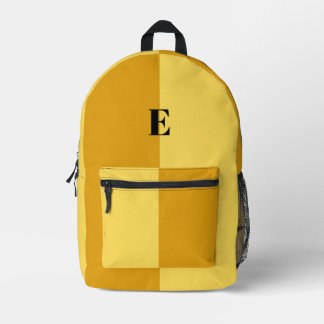 Minimalistische Pastelgele Rugzak met Eigen Naam