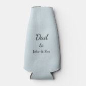 minimalistische pastelkoeler met Drink | Vaderdag  Flesjeskoeler (Voorkant)