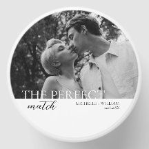 Minimalistische perfecte match foto bruiloft