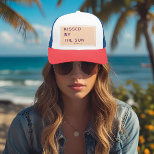 Minimalistische Persoonlijke Door De Zon Gekust Trucker Pet