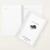 Minimalistische  Piano White Planner (Display)