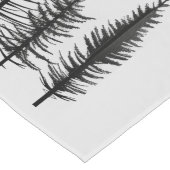 Minimalistische Pine Forest Table Runner Lange Tafelloper (Hoek)