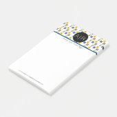 Minimalistische Pixie Bloemen Post-it® Notes (Schuin)