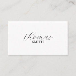 Minimalistische Place Card Plaatskaartje
