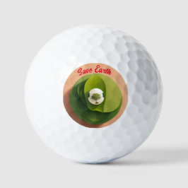 "Minimalistische planeet: bespaar het ontwerp van  Golfballen