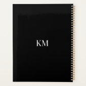 Minimalistische Planner Aangepaste Initiële Achter (Achterkant)