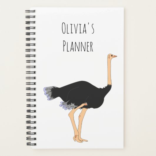 Minimalistische planoloog Ostrich Planner (Voorkant)