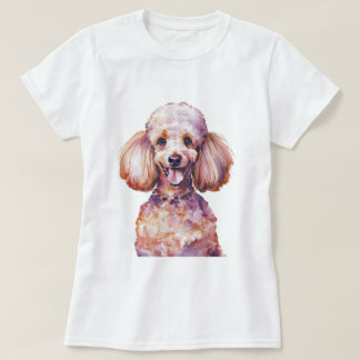 Minimalistische poedelhond geïnspireerd t-shirt