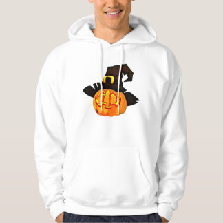 Minimalistische Pompoen Heksenhoed Hoodie