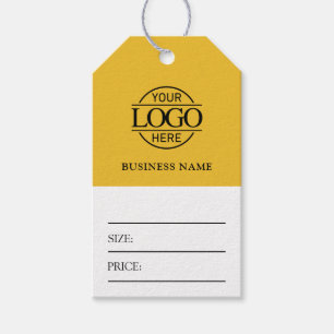 Minimalistische Prijskaartjes voor kleding met bed Cadeaulabel