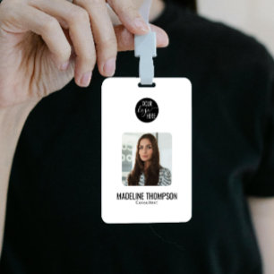 Minimalistische Professional Logo Company ID-badge Badge