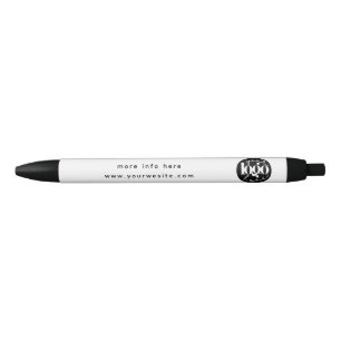 Minimalistische professionele bedrijfslogo op maat zwarte inkt pen