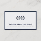 Minimalistische professionele bemiddeling visitekaartje (Voorkant)