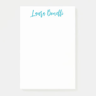 Minimalistische professionele handgeschreven gewon post-it® notes