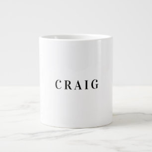 Minimalistische professionele moderne eenvoudige n extra grote beker