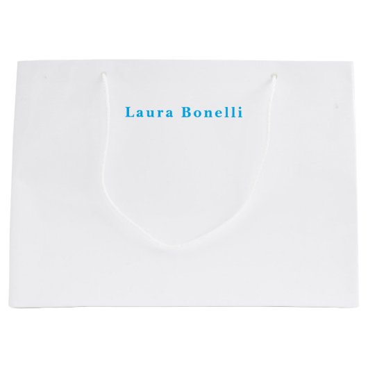 Minimalistische professionele moderne eenvoudige n groot cadeauzakje (Voorkant)