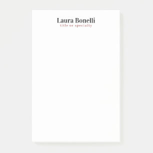 Minimalistische professionele moderne eenvoudige n post-it® notes