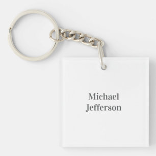 Minimalistische Professionele Moderne Eenvoudige N Sleutelhanger