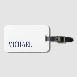 Minimalistische professionele moderne elegante bagagelabel