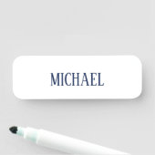 Minimalistische professionele moderne elegante naamplaatje (In situ)