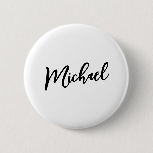 Minimalistische professionele moderne elegante ronde button 5,7 cm