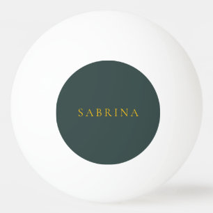 Minimalistische professionele moderne naam stoffig pingpongballen