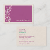 Minimalistische professionele Visitekaartjes (Voorkant / Achterkant)