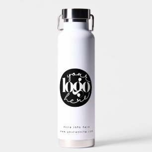 Minimalistische professionele zakelijke aangepaste waterfles