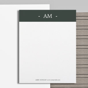 Minimalistische professionele zakelijke briefpapie briefhoofd