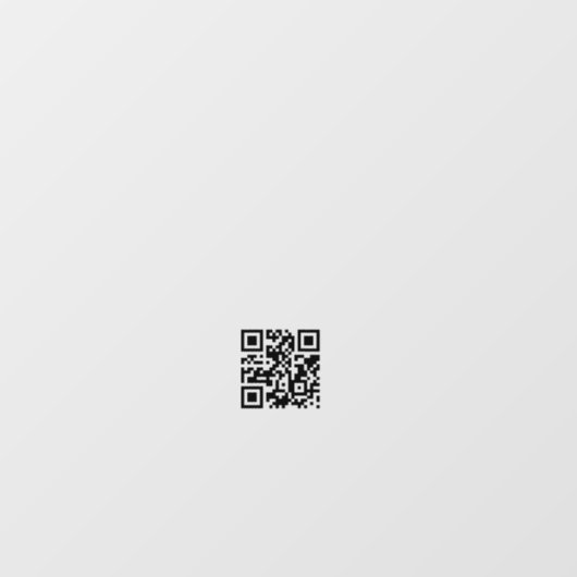 Minimalistische QR-code openingstijden bedrijf Wit Raamsticker (Vel)