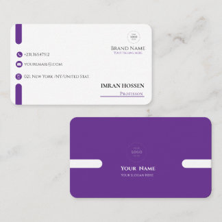 Minimalistische qr-code zakelijke kaart visitekaartje