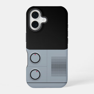 Minimalistische radiodial iPhone 16 hoesje