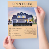 Minimalistische Real Estate Open Huis Flyer - Aanp (Hand)