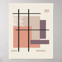 Minimalistische Rechthoekige Vormen in Evenwichtig