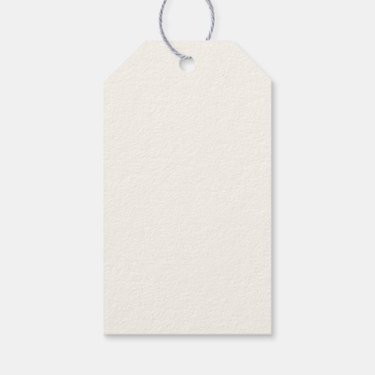 Minimalistische Retro Geel Bruiloftsgeschenk Label Cadeaulabel (Achterkant)