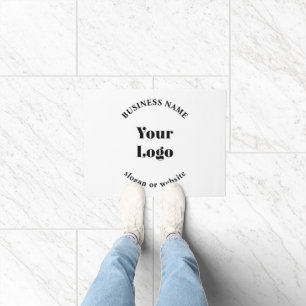 Minimalistische Retro-Moderne Sjabloon voor uw Log Deurmat