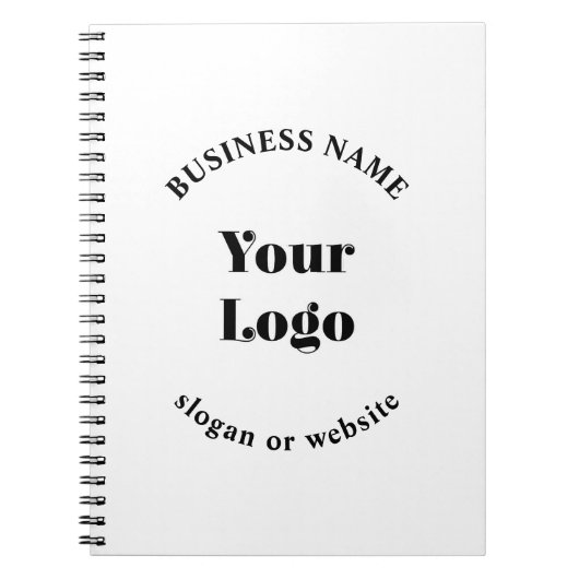 Minimalistische Retro-Moderne Sjabloon voor uw Log Notitieboek (Voorkant)