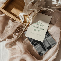 Minimalistische Retro Typografie Trouwen Save the