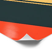 Minimalistische Retro Wall Art Perfect Poster (Hoek)