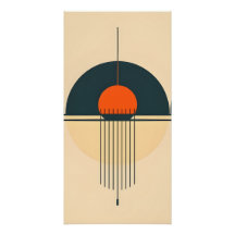 Minimalistische Retro Wall Art