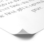 Minimalistische Ring Hunt Game Poster (Hoek)